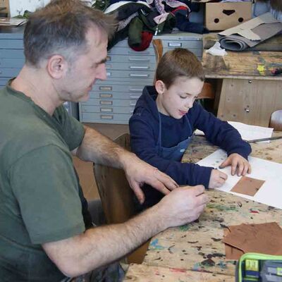 Bild vergrößern: Grafikwerkstatt Montessori
