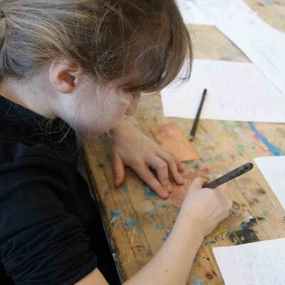 Bild vergrößern: Grafikwerkstatt Montessori