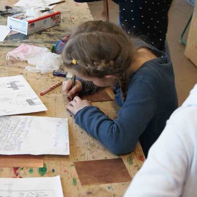 Bild vergrößern: Grafikwerkstatt Montessori