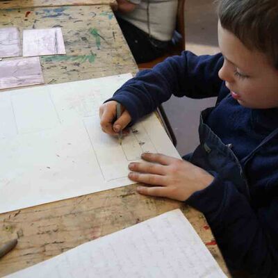 Bild vergrößern: Grafikwerkstatt Montessori