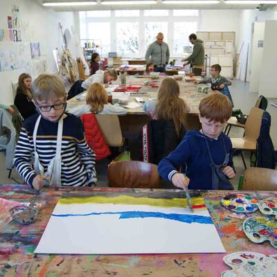 Bild vergrößern: Malerei Montessori