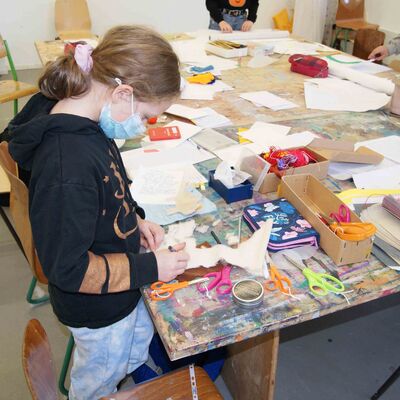Bild vergrößern: Textil Burgschule