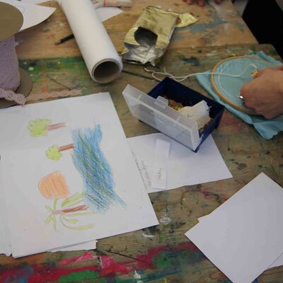 Bild vergrößern: Textil Burgschule