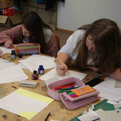 Bild vergrößern: Buchkunst Burgschule
