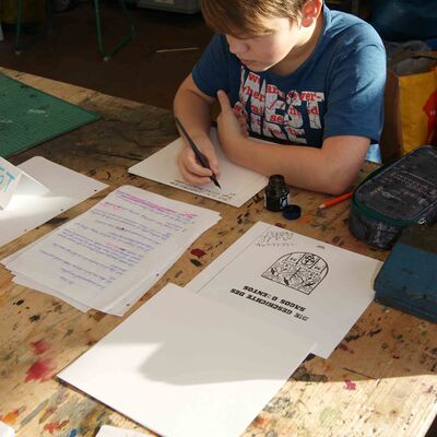 Bild vergrößern: Buchkunst Burgschule