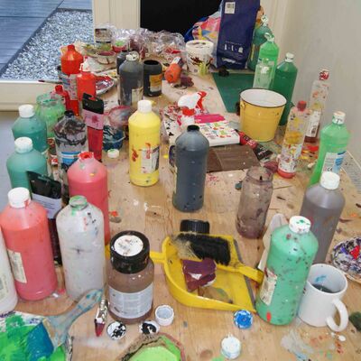 Bild vergrößern: Malerei Grafik Burgschule