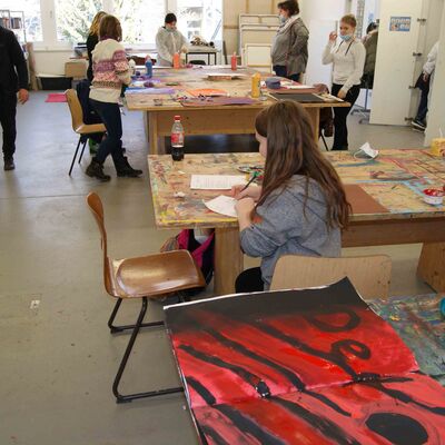 Bild vergrößern: Malerei Grafik Burgschule