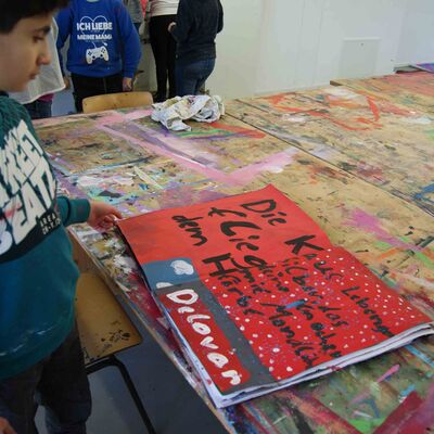 Bild vergrößern: Malerei Grafik Burgschule