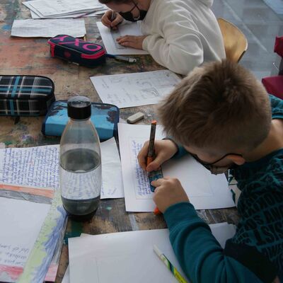 Bild vergrößern: Malerei Grafik Burgschule