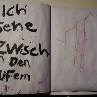 Bild vergrößern: Malbücher Burgschule