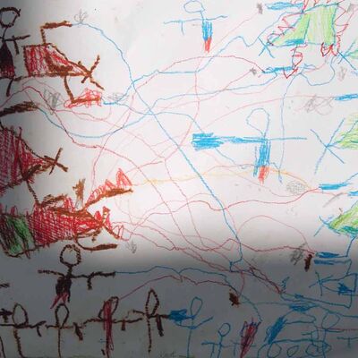 Bild vergrößern: Ergebnisse Malerei Montessori 11_2022
