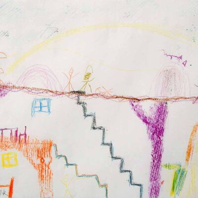 Bild vergrößern: Ergebnisse Malerei Montessori 11_2022