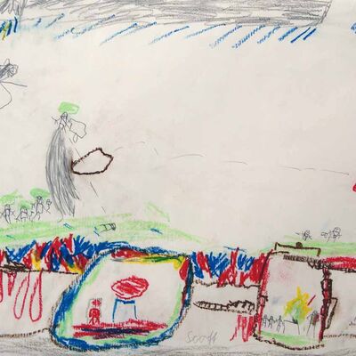 Bild vergrößern: Ergebnisse Malerei Montessori 11_2022