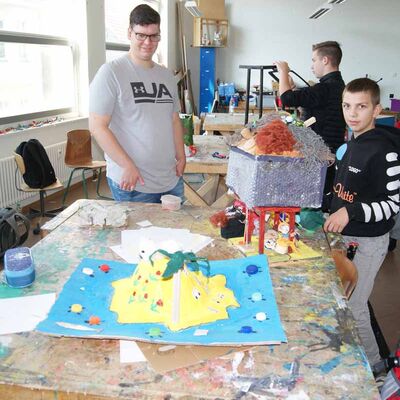 Bild vergrößern: Plastische Werkstatt Albert Schweitzer 09_2022