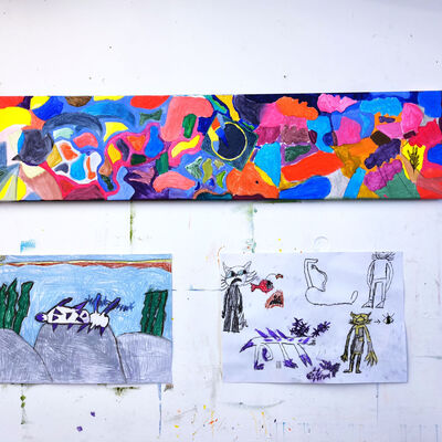 Bild vergr&ouml;&szlig;ern: 2025-09 Sek ASchweitzer Pr&auml;sentation Malerei (9)