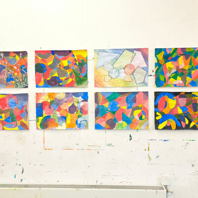 Bild vergr&ouml;&szlig;ern: 2025-09 Sek ASchweitzer Pr&auml;sentation Malerei (11)