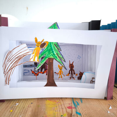 Bild vergr&ouml;&szlig;ern: 2025-11 GS Montessori Pr&auml;sentation Tunnelbuch (18)