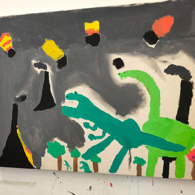 Bild vergr&ouml;&szlig;ern: 2026-03 Pestalozzi Pr&auml;sentation Malerei (6)