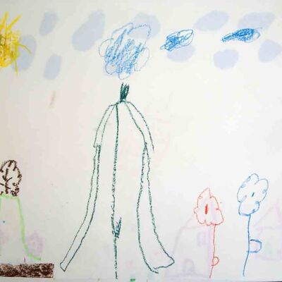 Bild vergrößern: Ergebnisse Malerei Pestalozzischule