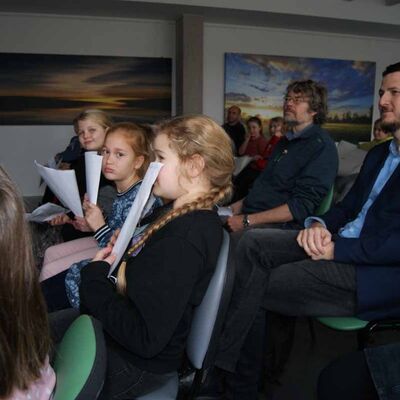 Bild vergrößern: Lesung Grundschule Mehringen